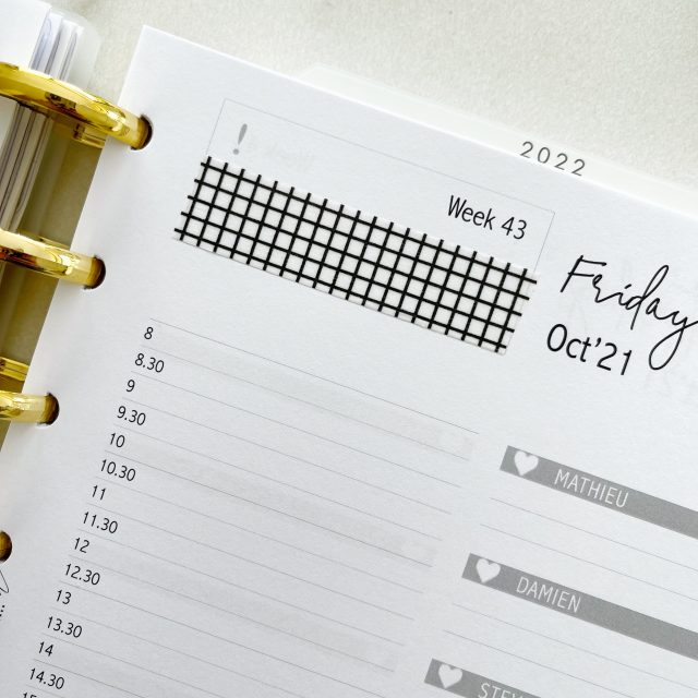 Washi tape - Zilver grid - Afbeelding 4