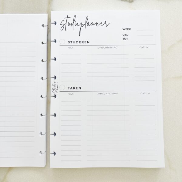 Navulling studieplanner - Afbeelding 9