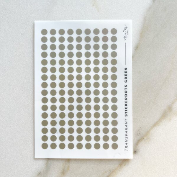 Sticker dots ‘green’