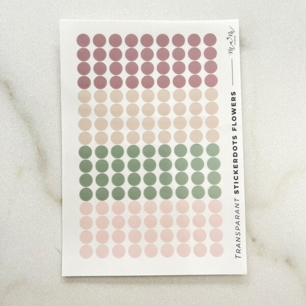 Sticker dots ‘flowers’
